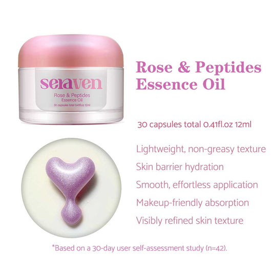 Seraven Rose & Peptide Essence Oil 30 capsules