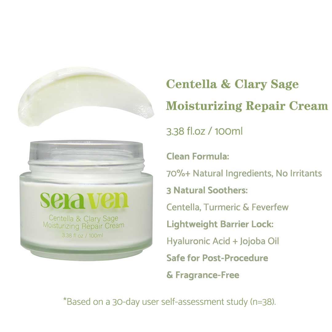 Seraven Centella & Clary Sage Moisturizing Repair Cream 3.38 fl.oz / 100ml