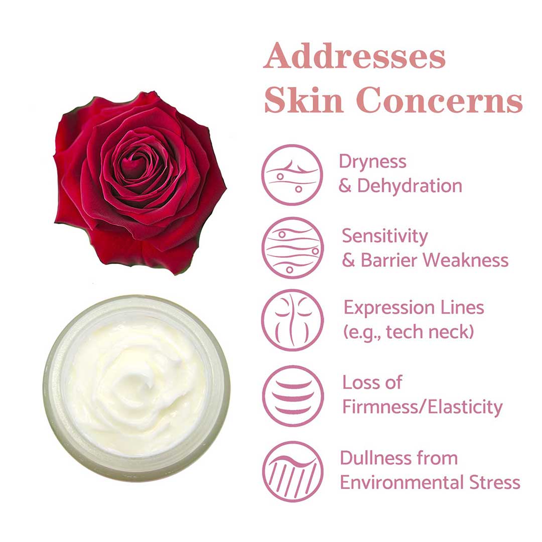 Seraven Rose Collagen Firming Neck Cream 1.69 fl.oz/ 50ml
