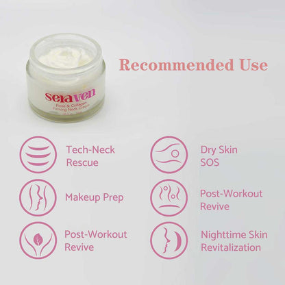 Seraven Rose Collagen Firming Neck Cream 1.69 fl.oz/ 50ml